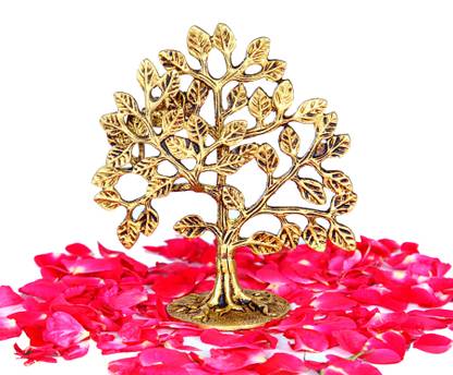 aalayam selveer Kalpavriksha Tree | Karpaga Viruksham Tree |Kalpa Vruksha Tree Brass Decorative Showpiece  -  15 cm
