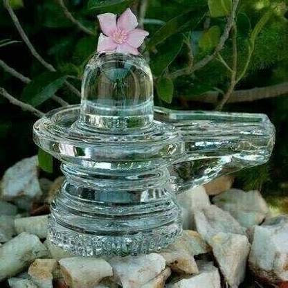 EliteTouch Divine Edge Shivam Aura – Sacred Shivling for Home & Mandir Decorative Showpiece  -  6.11 cm
