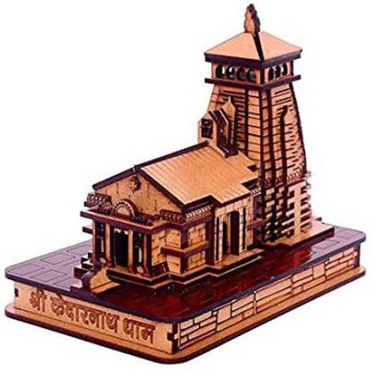 Gupangam Kedarnath ji temple 15 cm big size Decorative Showpiece  -  10 cm