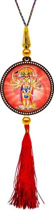 Color Splash Hanuman ji Hanging for Car & Home Decorative Showpiece  -  8.5 cm