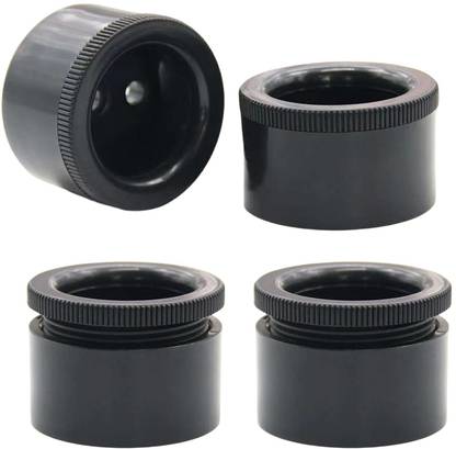 BNF 4x Round Furniture Leg Pads Adjustable Tile Feet Cabinet Sofa Bedroom Decorative Showpiece  -  10 cm