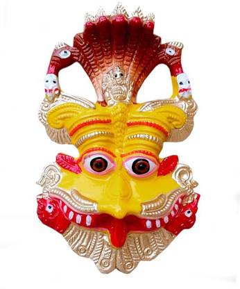 SVC Handicrafts kirtimukha keerthi mukudu / Keerthimukudu Keerthimukha Keerthimukham for Home Decorative Showpiece  -  15 cm