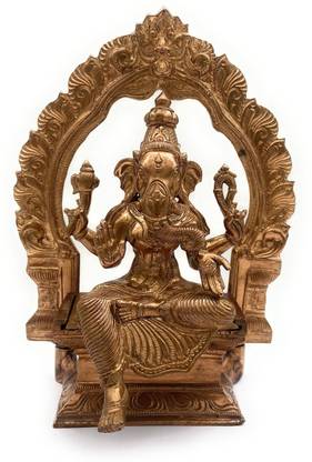 Bhunes Goddess Vinayaki Idols Vainayaki Gajanani Vighneshvari Ganeshani Shakti Decorative Showpiece  -  21 cm