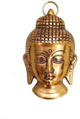 Koolwal craft Lord Gautam Buddha Face Religious Idols for Home Decorative Showpiece  -  15 cm