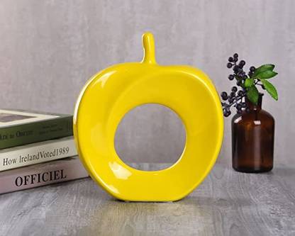 TOTOS MART yellow apple Decorative Showpiece  -  8.5 cm