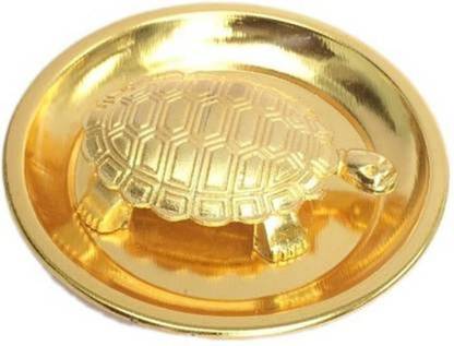 shahinpearlmart Kachua Plate / Tortoise Plate for Home, Office, Shop & Factory | Vastu & Feng Shui Decorative Showpiece Decorative Showpiece - 9 cm