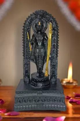 Gupangam Ayodhya Ram Lalla Murti Idol Statue big 18cm Decorative Showpiece  -  18 cm