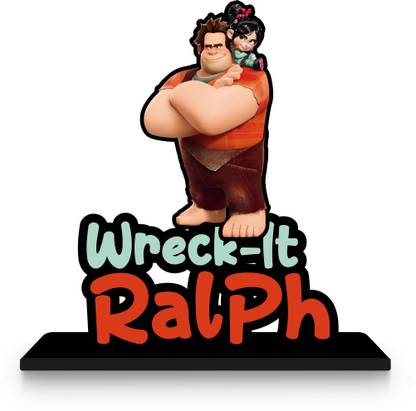Regalo Casila Table Décor Werck-it Ralph Wooden Quote Best Showpiece Item For Home Décor Decorative Showpiece  -  14 cm