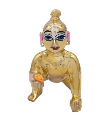 Krishnagallery1 Blue Eyes Brass Laddu Gopal Astadhatu Pital Laddu Gopal ...