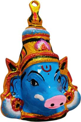 Epoojacart Varahi Matha Face - Varahi Amman - Varahi Devi Face Decorative Showpiece  -  17.7 cm