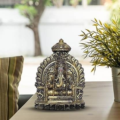 thirumal traders ATTRACTIVE POLYMORBLE PILLAYARPATTI KARPAGA VINAYAGAR STATUE Decorative Showpiece  -  14 cm