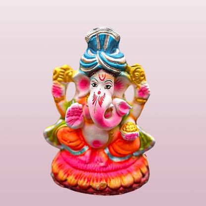 Aksharveda Ganesha Idol 8 inches Decorative Showpiece  -  21 cm