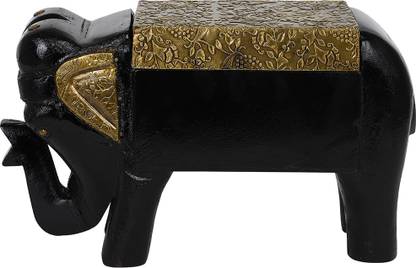 THE COCOTIER THE COCOTIER® Wooden Jewellery Box,Storage Box/Bangle box, storage organisers Decorative Showpiece  -  16 cm