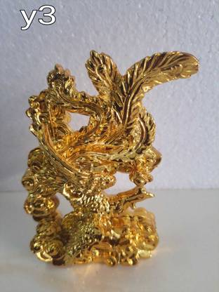TheDivineNumbers Phonics Bird → “Phoenix Bird – Rebirth & Success Edition Decorative Showpiece  -  10.2 cm