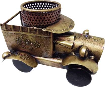 Vandana Collection Beautifully Handcrafted Car Pen Stand gives elegant look to home & office Decorative Showpiece  -  11 cm