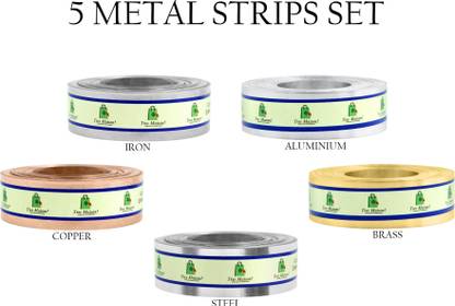 Treemasion Vastu Metal Strips (Length-12Feet, Width-18MM, Thickness-0.2MM) (Pack of 5) Decorative Showpiece  -  0.02 cm