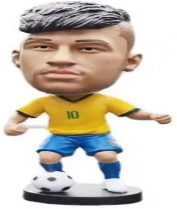 BHOOLU&GOOLU Bobble Head Soccer Player Figure for Car and Home Decoration - Model 2-1 Pc Box Decorative Showpiece  -  9 cm