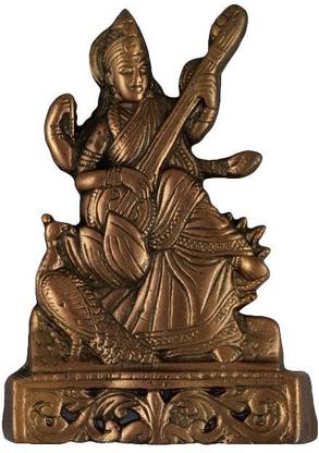 numeroastro Goddess Saraswati Idol For Music,Art & Education Decorative Showpiece  -  15 cm