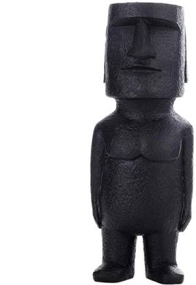 BNF 1PC Ancient Easter Island Statue Accents Decor Monolith for Table Ornaments Decorative Showpiece  -  12 cm