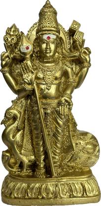 RS INNOVATIONS Lord Sri Subramanya Swamy Murugan Statue Idol for Pooja Room,Office and Home Decorative Showpiece  -  19 cm