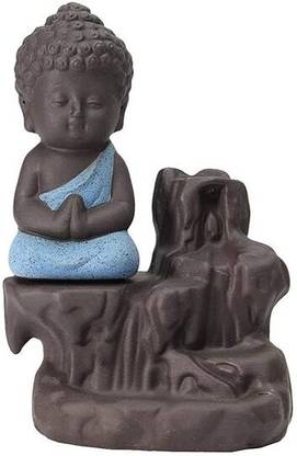 sss sculpture SSS-012-St Smoke Mahavir D-BRN Decorative Showpiece  -  8 cm