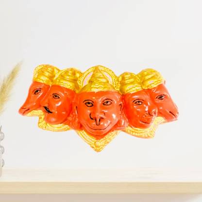 Pindara panchmukhi hanuman for door & home entrance hanging pack of 1 Decorative Showpiece  -  4 cm
