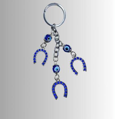 KRITILIFE Turkish Evil Eye Hanging for Home, Car|Nazar Suraksha Kavach| Nazar Battu Decorative Showpiece  -  7 cm