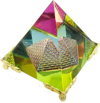 ActrovaX Feng Shui Pyramid for Positive Energy - 8cm Decorative Showpiece  -  4.3 cm