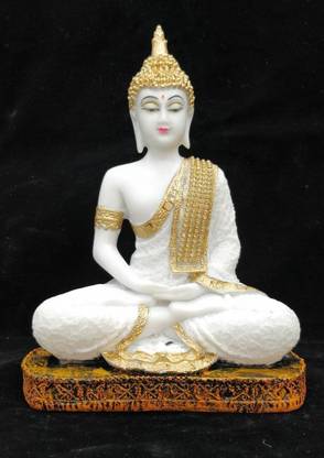 SHREE RAM IMPEX Lord Gautam Buddha Statue Big Size Idols Buddha Statue Decorative Showpiece  -  7 cm