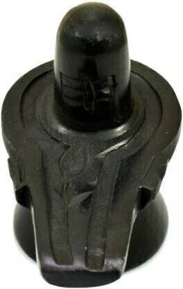 SBBCO Divine Edge Shivam Aura – Sacred Shivling for Home & Mandir Decorative Showpiece  -  12 cm