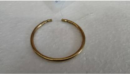 BRASS BLESSING Brass Bangle Cuff Kada for Men (3585) Decorative Showpiece  -  4 cm