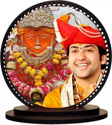 Dhruv Bageshwar Dham CAR-DESHBORD Decorative Showpiece  -  8 cm