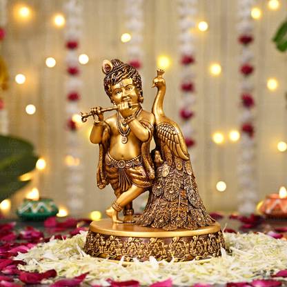 ARTARIUM Bal Gopal Krishna Statue Bal Krishan Bal Gopal l Decorative Showpiece Decorative Showpiece  -  19.9 cm