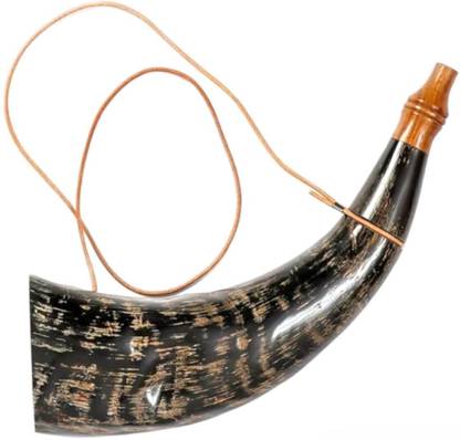 Sofiyacraft Hunting Tool BATTLE HORN BLOWING HORN VIKING BUGLE HORN 16" Decorative Showpiece  -  36 cm