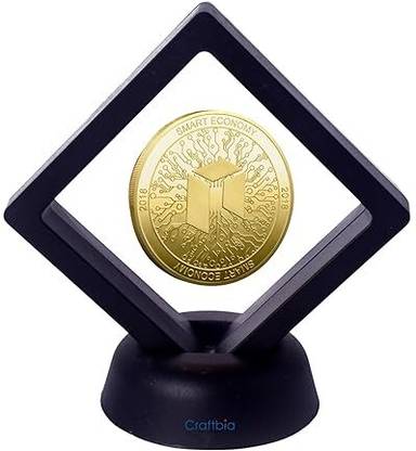 Craftbia NEO Coin with Display Item Case Decorative Showpiece  -  2 cm
