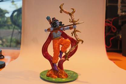 Creonimus Ram Ji Idol | Jai Shree Ram Idol with Teer Kaman for Home(Pack of 1) Decorative Showpiece  -  7 cm