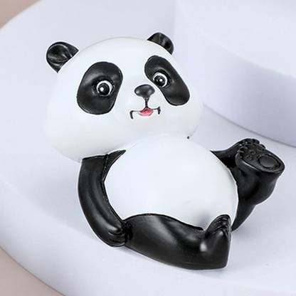 BNF Resin Panda Statue Sculpture Ornament Simulation Decoration Accessories Decorative Showpiece  -  12 cm