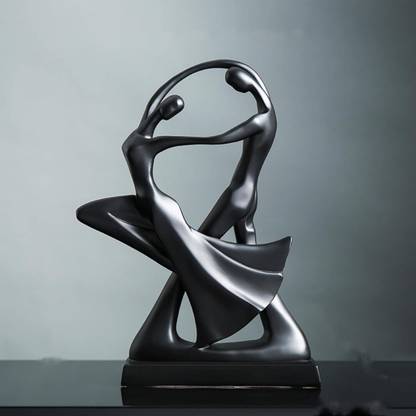ADBBHUTCRAFT Romantic Dancing Couple Sculpture Decorative Showpiece  -  30 cm