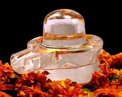 SBBCO Divine Edge Shivam Aura – Sacred Shivling for Home & Mandir Decorative Showpiece  -  8.75 cm