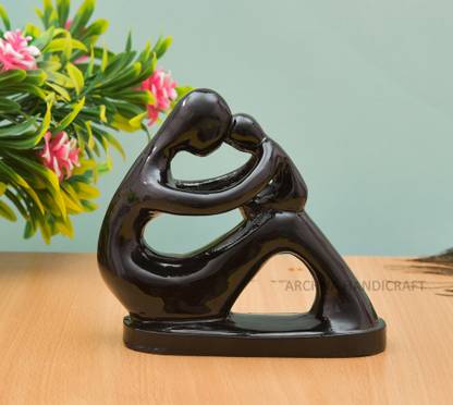 Archna Handicraft Home Décor Ceramic Mother Child Hug Set (Size- 5x5") Decorative Showpiece  -  25 cm