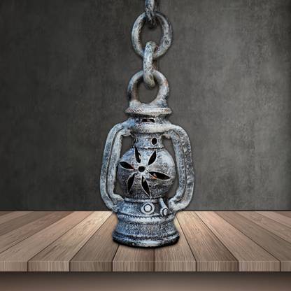 Terracotta Hanging Lamp Handicraft Home Decor Decorative Showpiece  -  10 cm