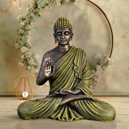 Flipkart SmartBuy Lord Gautam Meditating Buddha Statue For Home Decor Idol Decorative Showpiece  -  38 cm