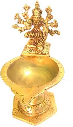 Ayyappantraders Varahi Amman Vilakku | Varhi Amman Deepam Decorative Showpiece  -  13.5 cm