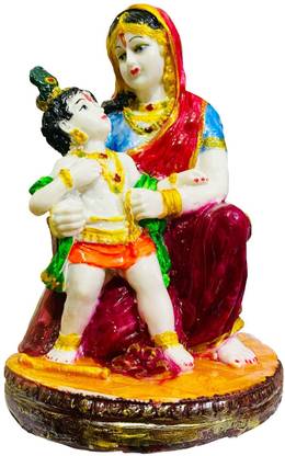 krishnagallery1 Yashoda Mata ,Krishan Statue , Laddu Gopal , Love Couple Decorative Showpiece  -  18 cm