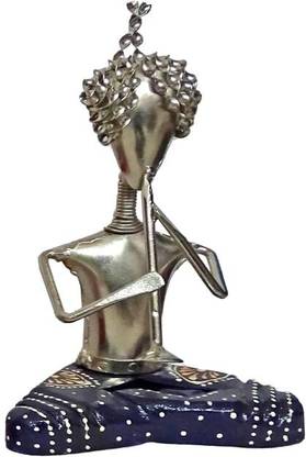 Vandana Collection Musician Figurine Traditional Indian Art Piece Home & Office Decor Decorative Showpiece  -  11 cm