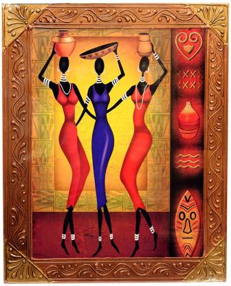 o my furniture Wall Hanging Designer Frame Decorative Showpiece  -  51 cm