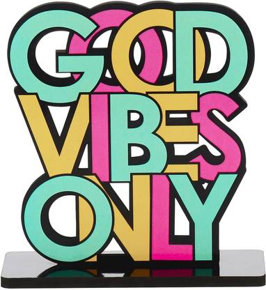 Brothers Creation Motivational Quotes Table Decoration for Office Desk Home Decor Item Decorative Showpiece  -  18 cm