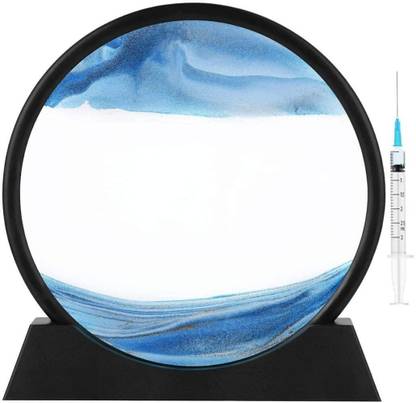 Scilla 3D Natural Landscape Motion Display Moving Sand Art Decorative Showpiece  -  1.5 cm