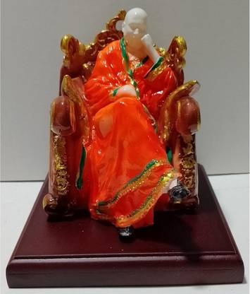 Guruji Swaroop Blessing Guruji Decorative Showpiece  -  13 cm