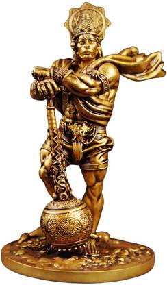 krishnagallery1 Bahubali Hanuman Murti Ji Statue Murti Marble Decorative Showpiece  -  20 cm